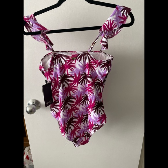 Jones New York one piece ruffle strap bathing suit - Picture 3 of 4